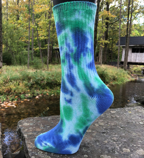 Tie Dye Blue/Green - Women's Socks
Woodsock Inc.
